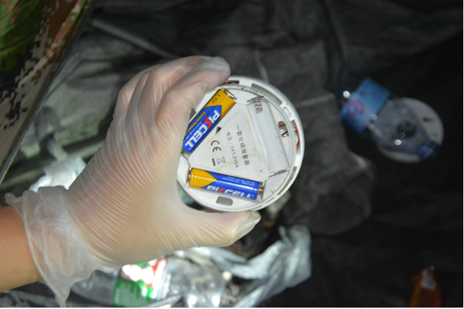 Figure 3: ** Carbon Monoxide Alarm Found on Site.