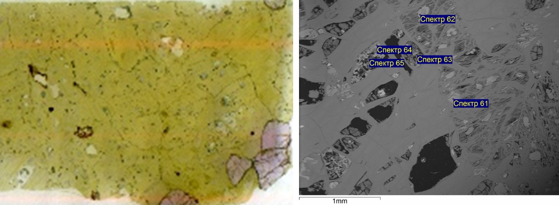 Figure 2: Scheme of the kimberlite pipes location in West Ukukit field. Signs see - figure. Redrawn from [5] with the changes.