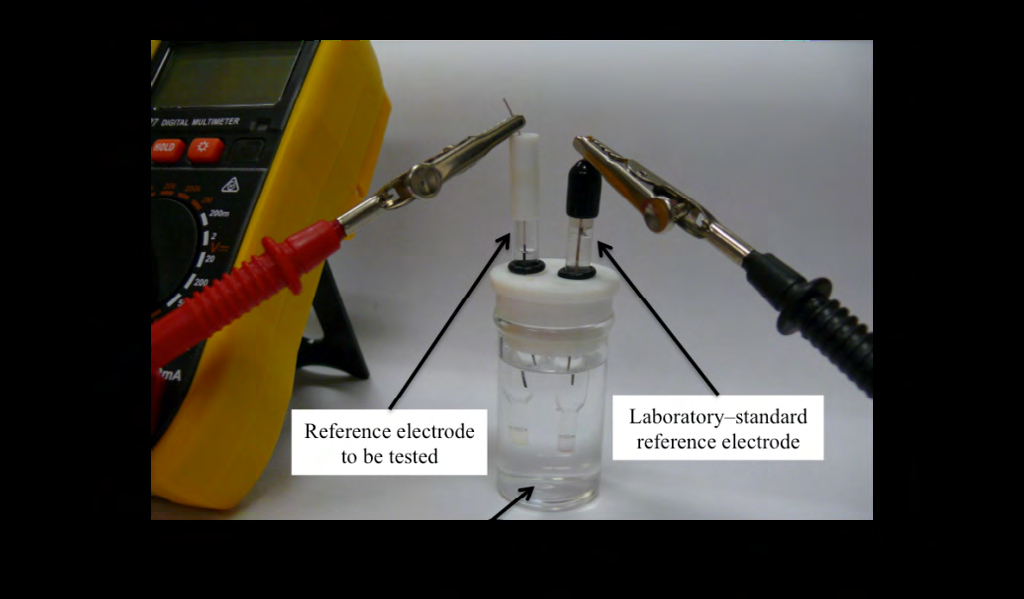 Figure 6: Guide on how to store the reference electrode.