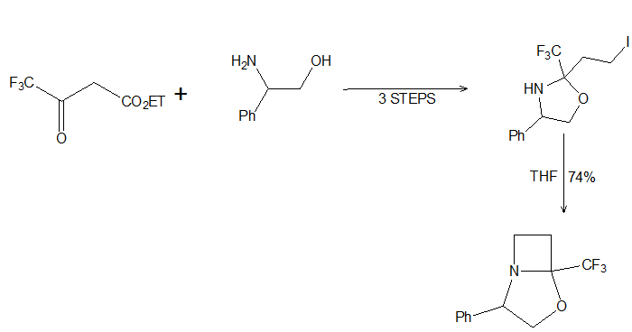 Figure 3: Novel Trifluoro methylated bicyclic azetidine.