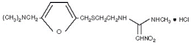 Figure 1: Molecular structure of Ranitidine Hydrochloride. Ondansetron Hydrochloride (Figure 2) is a selective, competetive serotonin (5-HT3) receptor antagonist [5]. The chemical name was (±) 1,2,3,9-tetrahydro-9- methyl-3-[(2-methyl-1_H_-imidazol-1-yl)methyl]-4_H_- carbazol-4-one, monohydrochloride [6,7]. It is effective in the treatment of nausea and vomiting. The antiemetic activity of the drug is brought about through the inhibition of 5-HT3 receptors present both centrally (medullary chemoreceptor zone) and peripherally (GI tract) [8]. This in turn inhibits the visceral afferent stimulation of the vomiting center, likely indirectly at the level of the area postrema through direct inhibition of serotonin activity within the area postrema and the chemoreceptor trigger zone. On literature survey it was found that few analytical methods were available for simultaneous estimation of Ranitidine Hydrochloride and Ondansetron Hydrochloride by using UV Spectrophotometry and RP- HPLC [9-15]. Hence an effort has been made to develop a simple, sensitive, economic and precise UV Spectrophotometric method for simultaneous analysis of RNH and ODH and validated as per ICH guidelines.