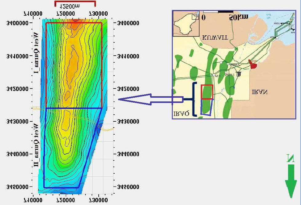 Figure 1: Location map of West Qurna-1 Oilfield Southern of Iraq [25].