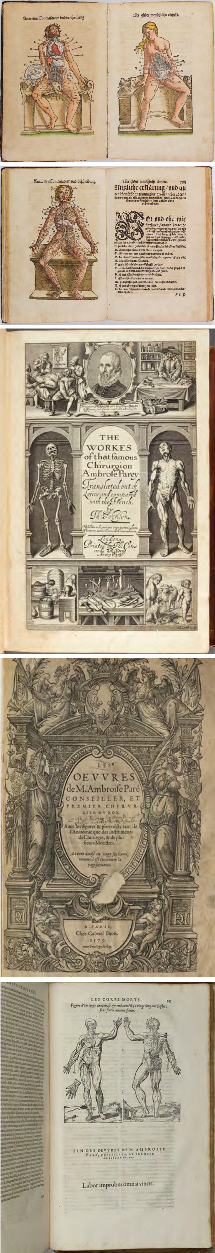 Figure 3: Books on anatomy belonging to Avicenna, and a number of Arabic authors.