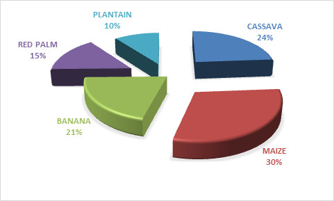 Figure 6: Crops raided by elephants.