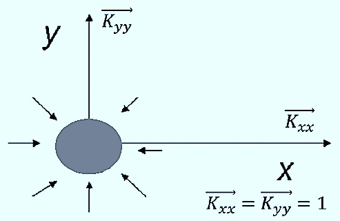 Figure 1: ** Anisotropy of permeability, simplified [2].