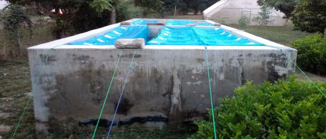 Figure 8: Side view of the experimental set-up.