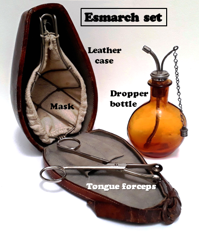 Figure 1: Set of Esmarch, Germany, circa late 19th century.