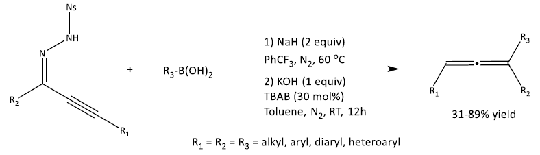 Figure 3: Nosyl strategy to get substituted allenes.