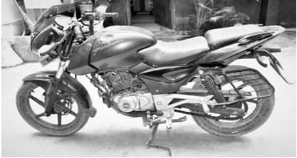 Figure 7: Bike Used to Dump the Bod.