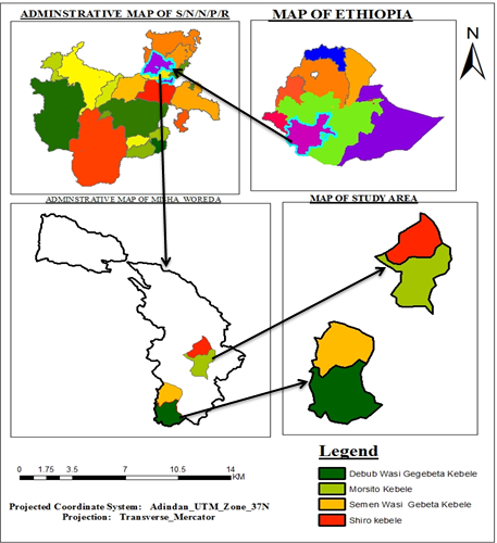 Figure 1: Ethio_map of Shapefile.