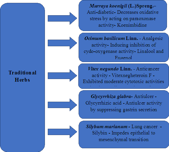 Figure 1: Medicinal properties of some commonly used Himalayan herbs.