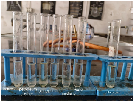 Figure 10: White ppt is formed.