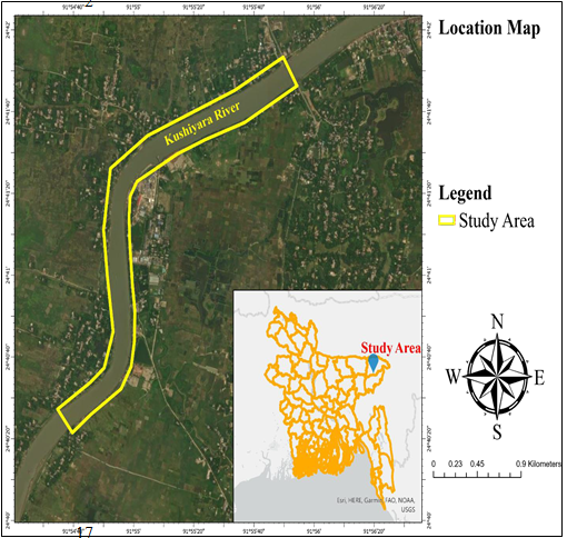 Figure 1: Location map of the study area.