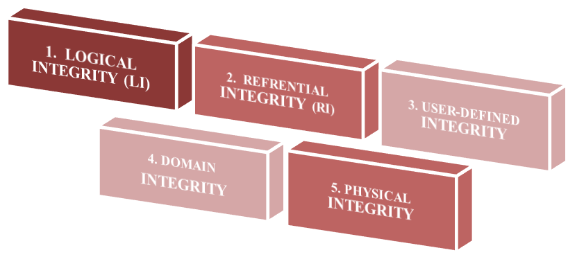 Figure 3: Types of Data Integrity.