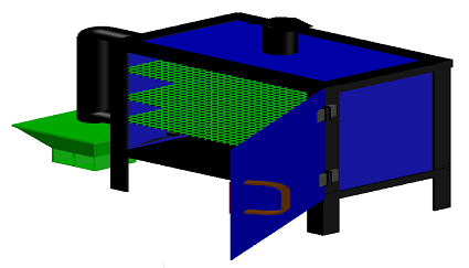 Figure 4: Side view of the incubator.