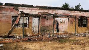Figure 1: ** Destructed School in Baga Fishing Community.