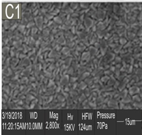 Figure 8: SEM Image of AlZnO annealed @ 100°C.