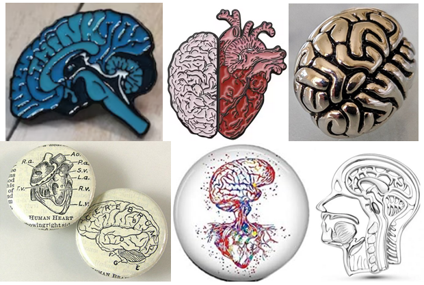 Figure 2: Badges depicting the lungs and bronchi.