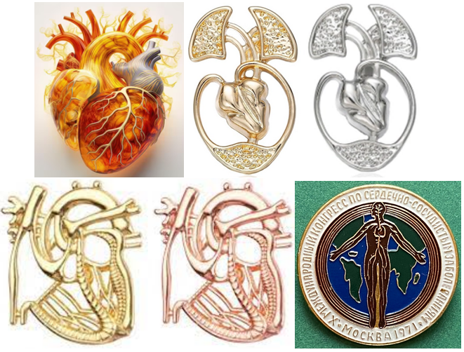 Figure 6: Female reproductive system on badges.