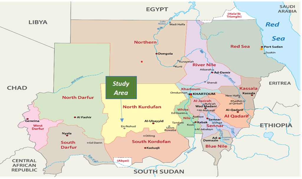 Figure 1: Location Map of the Study Area.