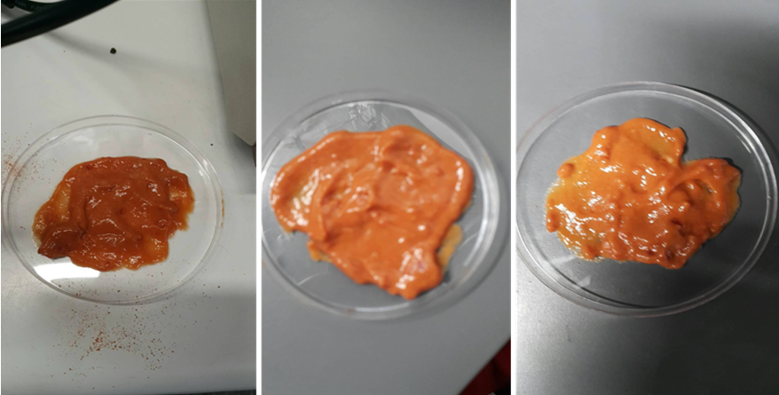 Figure 1: Three Same Mixtures Exposed to the Three Different Compartments.