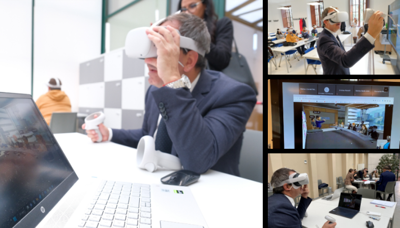Figure 4: Teaching experience and metaverse (LAPIS Laboratory).