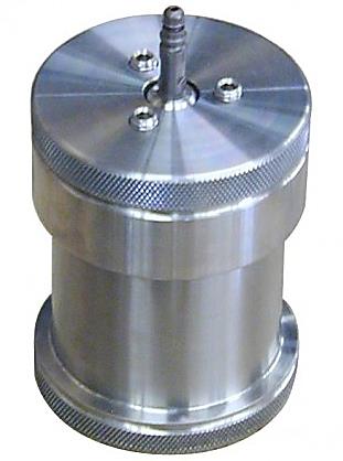 Figure 7: Fann Aging Cell Assembly – Part 76001. Fann Roller Oven – Model 704ES: In order to simulate the downhole conditions of the drilling fluid, Fann roller oven was utilized. This was done especially to work on the slow flow rate of the drilling fluid in the annulus. For the experiment, the operational settings were – 50 RPM and 80 ᵒC.