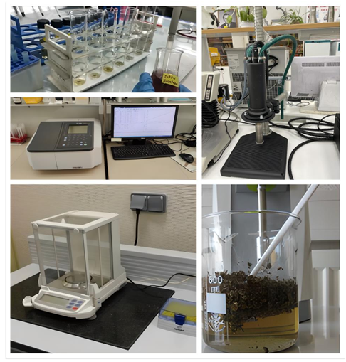 Figure 1: Laboratory equipment that was used in the research.