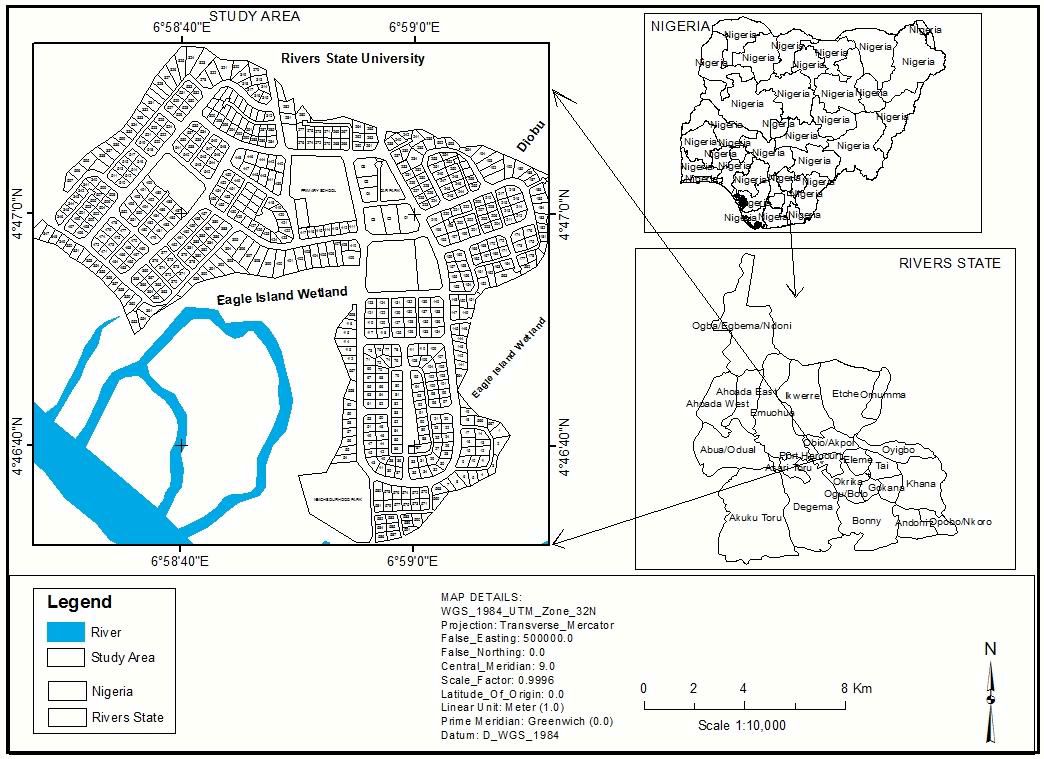 Figure 1: Map of the study area [9].