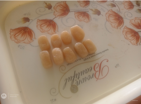 Figure 2: Formulated Chewing Gum.