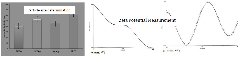Figure 5: Particle Size Distribution and Zeta Potential Measurements.