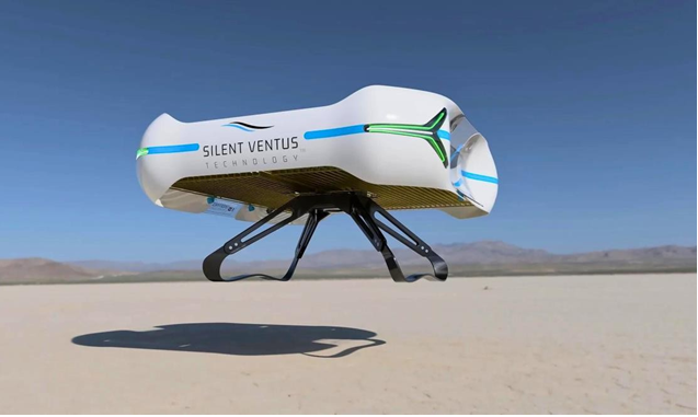Figure 2: “Silent” ion propulsion drone. (Image source: New Atlas).