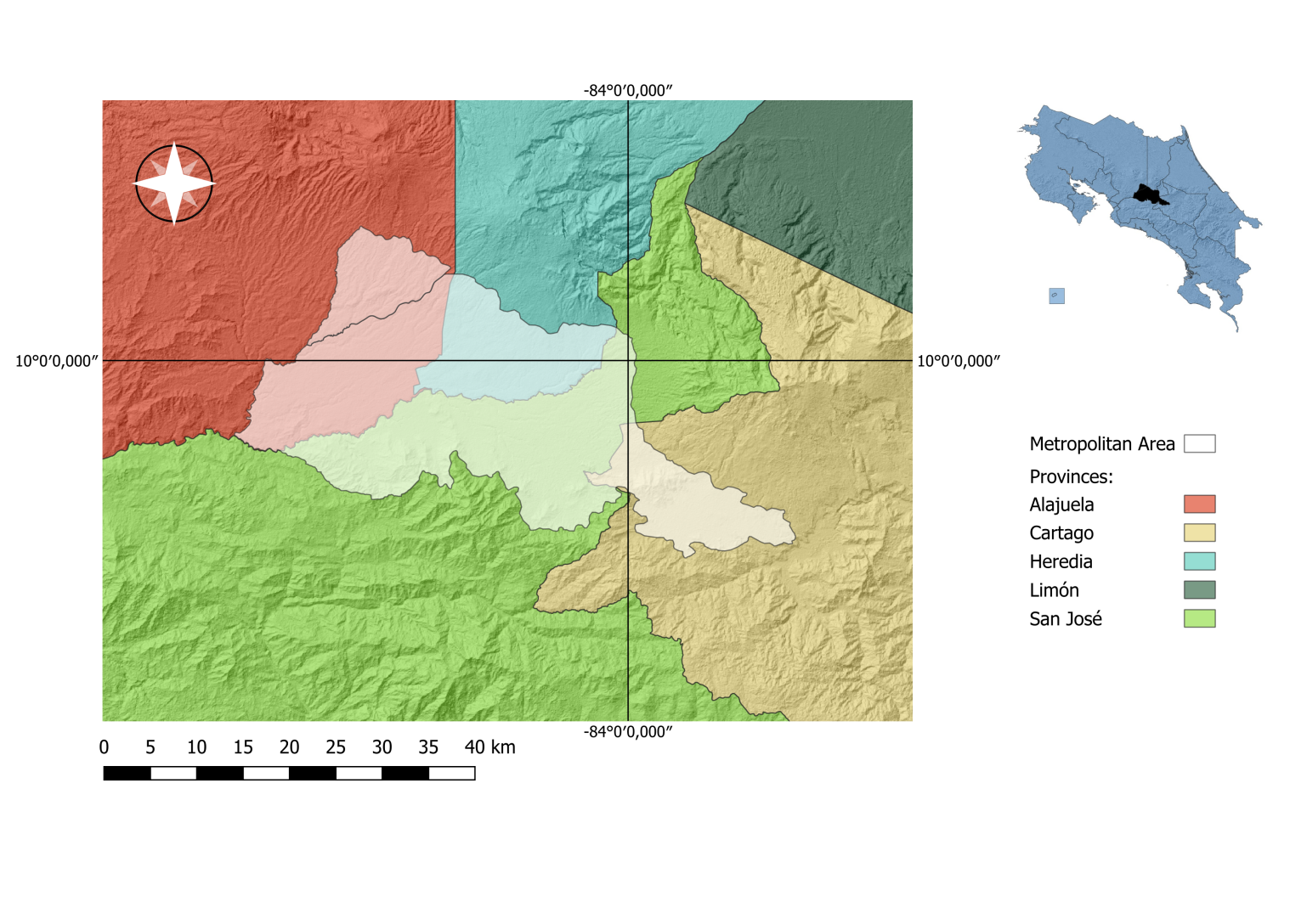 Figure 1: Map of the study area.