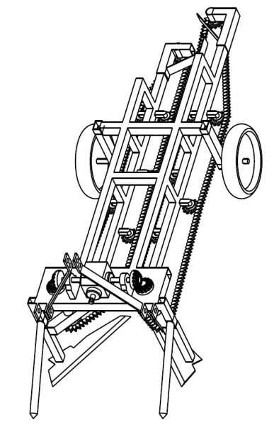 Figure 1: Conceptual Groundnut Digger cum Inverter.