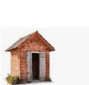 Figure 3: Add a temporary thatched wall for partial privacy.