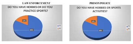 Figure 9: Hobbies and sporting activities are prevalent in both groups.