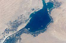 Figure 2: Murrah Lake at Ismailia city from where the Samples were randomly collected.