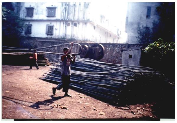 Figure 2: Daily routine job-tasks manually performed in the steel re-rolling mills.