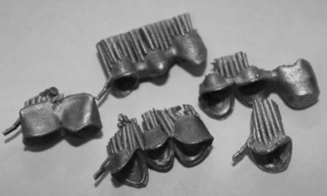 Figure 7: Metal Copings.