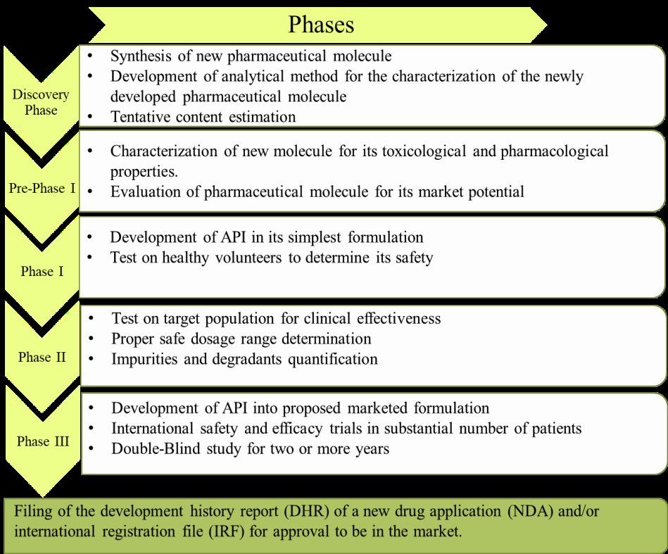 Figure 2: Flow chart of a drug development process.