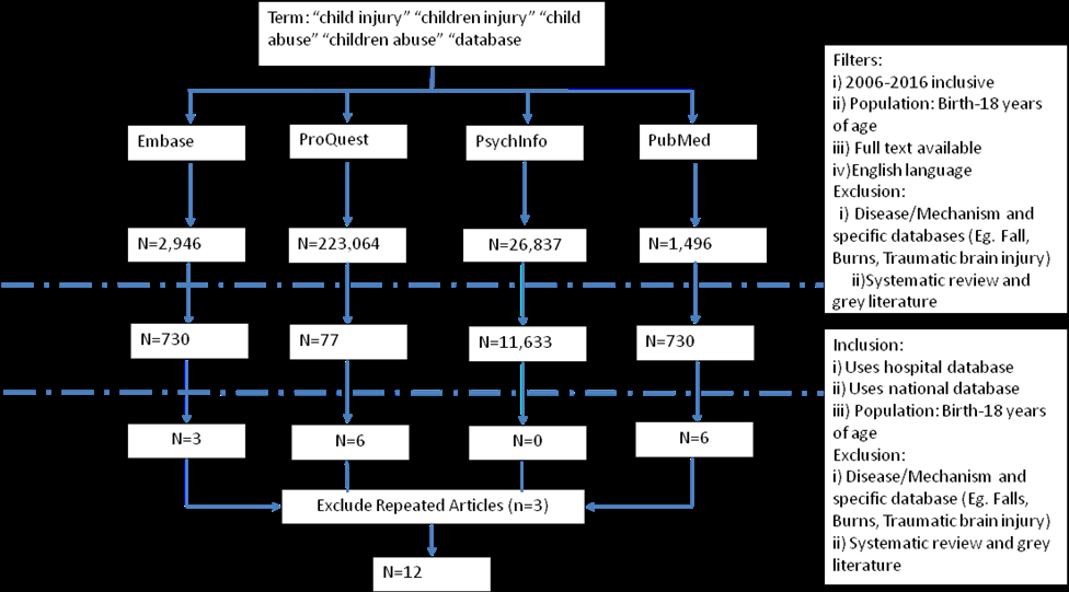 Figure 1: Flowchart of systematic review search strategy.