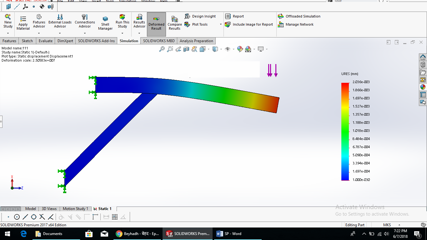 Figure 3: Figure 3: Screenshots of SolidWorks software to determine the capacity of the device.