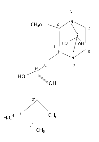 Figure 1: Infrared Spectrum of Compound (1).