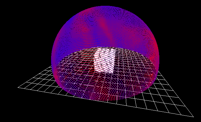 Figure 2: Besides the changing in the range of histogram, to be displayed, discarding rays allows on the fly to change the visible part of the tomographic cube cutting part of volume, show directly on the model tomographic data and the results of the segmentation of anatomical structures, change various settings visualization.