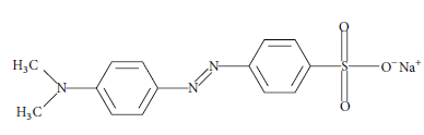 Figure 1: Chemical structure of methyl orange.
