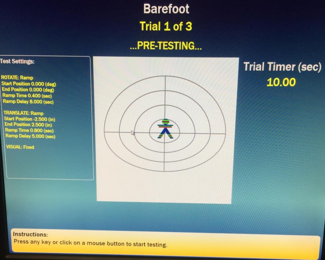 Figure 1: Barefoot Pre-Testing.