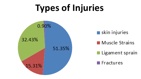 Figure 1: Types of injuries.