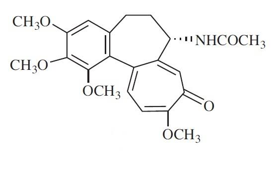 Figure 2: Structure of Colchicine.