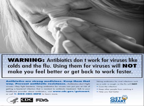Figure 1: Poster placed in exam room during study [28].