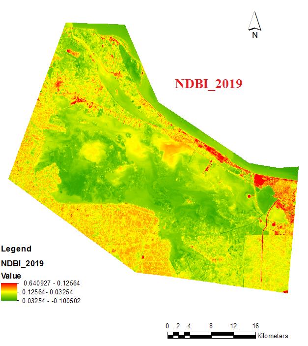 Figure 9: Mean Monthly concentration of Chlorophyll based on MODIS/Aqua.